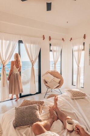 Premium Suite, 1 King Bed, Beach View | Frette Italian sheets, premium bedding, pillowtop beds, in-room safe - Icaco Island Village - Adults Only (Isla Mujeres)