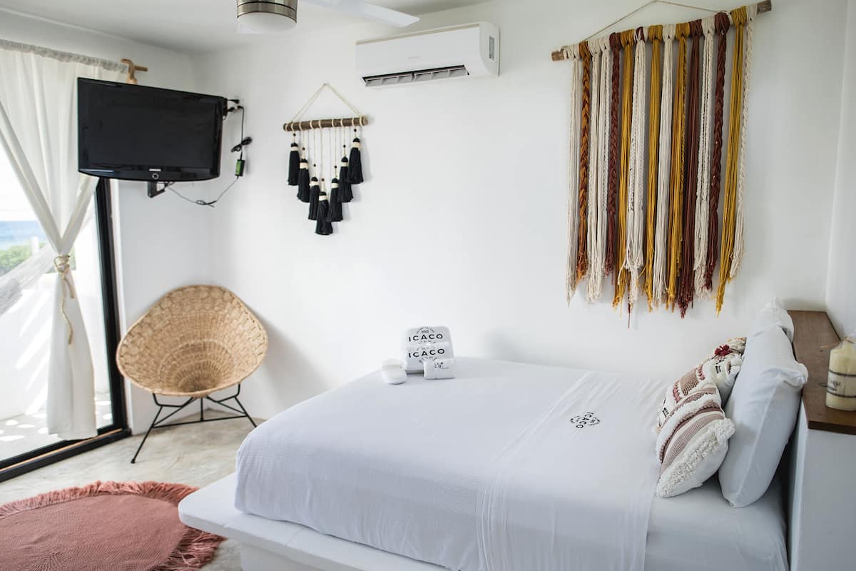 Premium Villa, 1 Double Bed, Balcony, Ocean View | Frette Italian sheets, premium bedding, pillow-top beds, in-room safe
