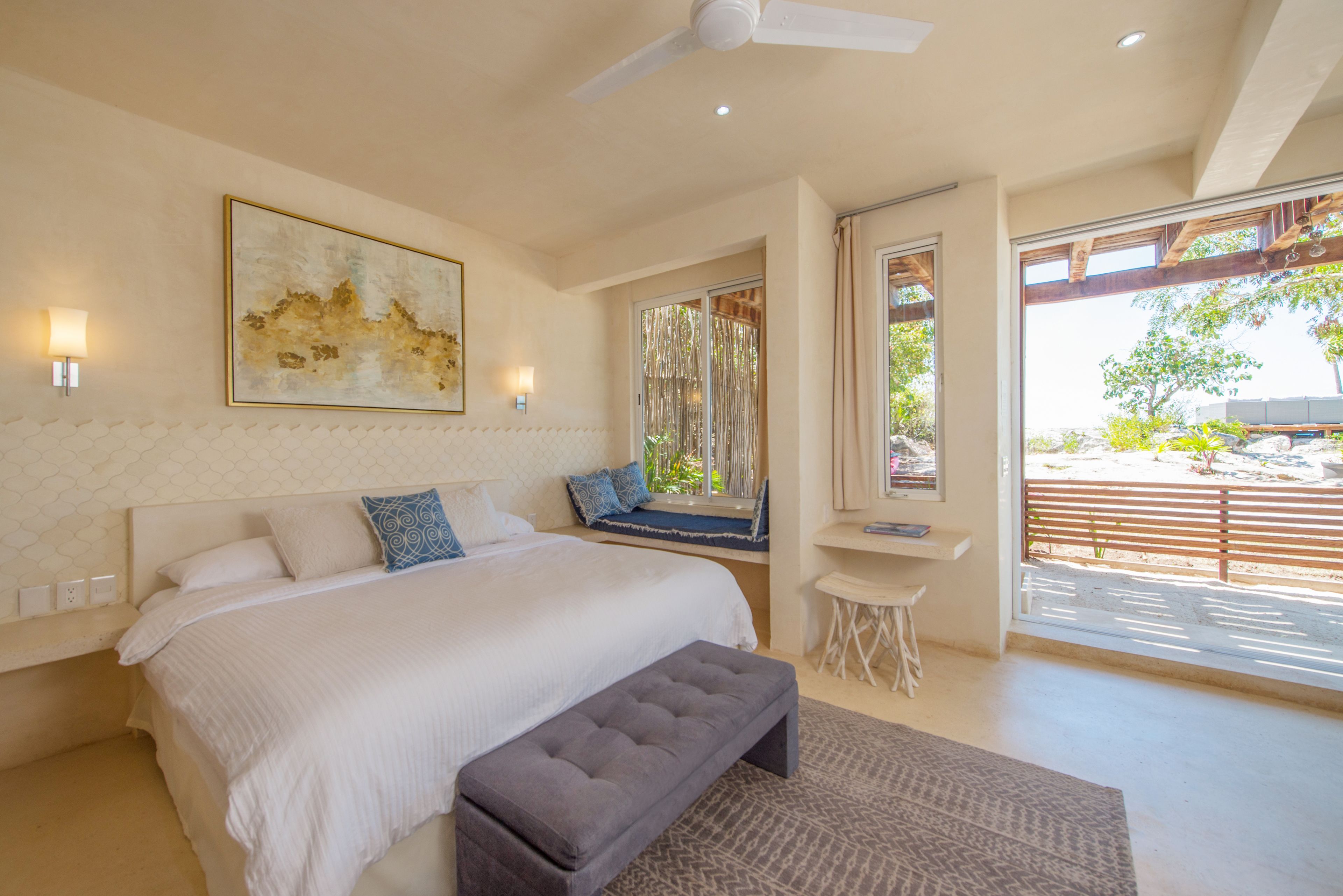 Standard Suite, 1 King Bed, Partial Ocean View | Premium bedding, in-room safe, individually decorated