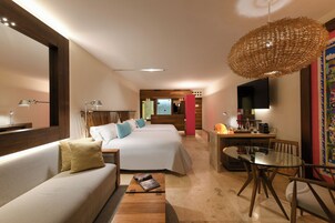 1 多间卧室、埃及棉床单、高档床上用品、羽绒被