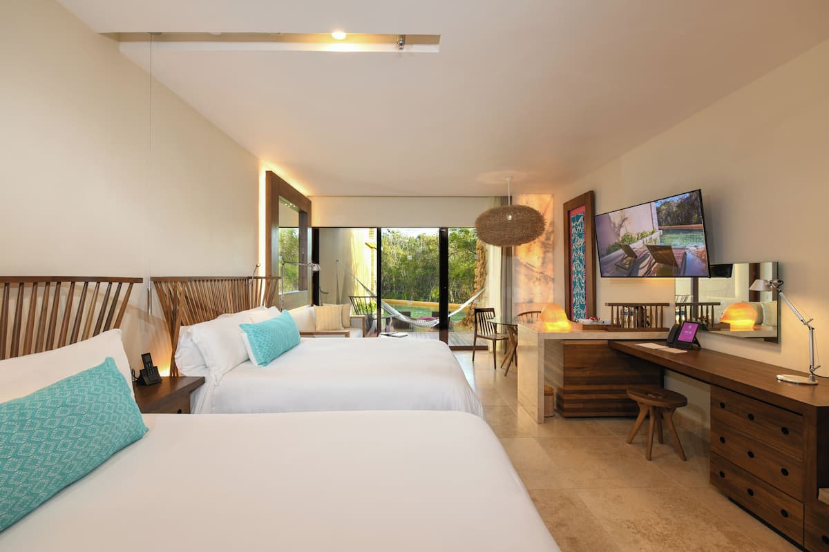 Habitación (Swim Up Garden) | 1 dormitorio, sábanas de algodón egipcio, ropa de cama de alta calidad