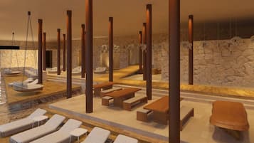 Couples treatment rooms, sauna, hot tub, steam room, body treatments