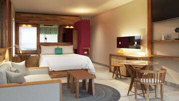 1 bedroom, Egyptian cotton sheets, premium bedding, free minibar