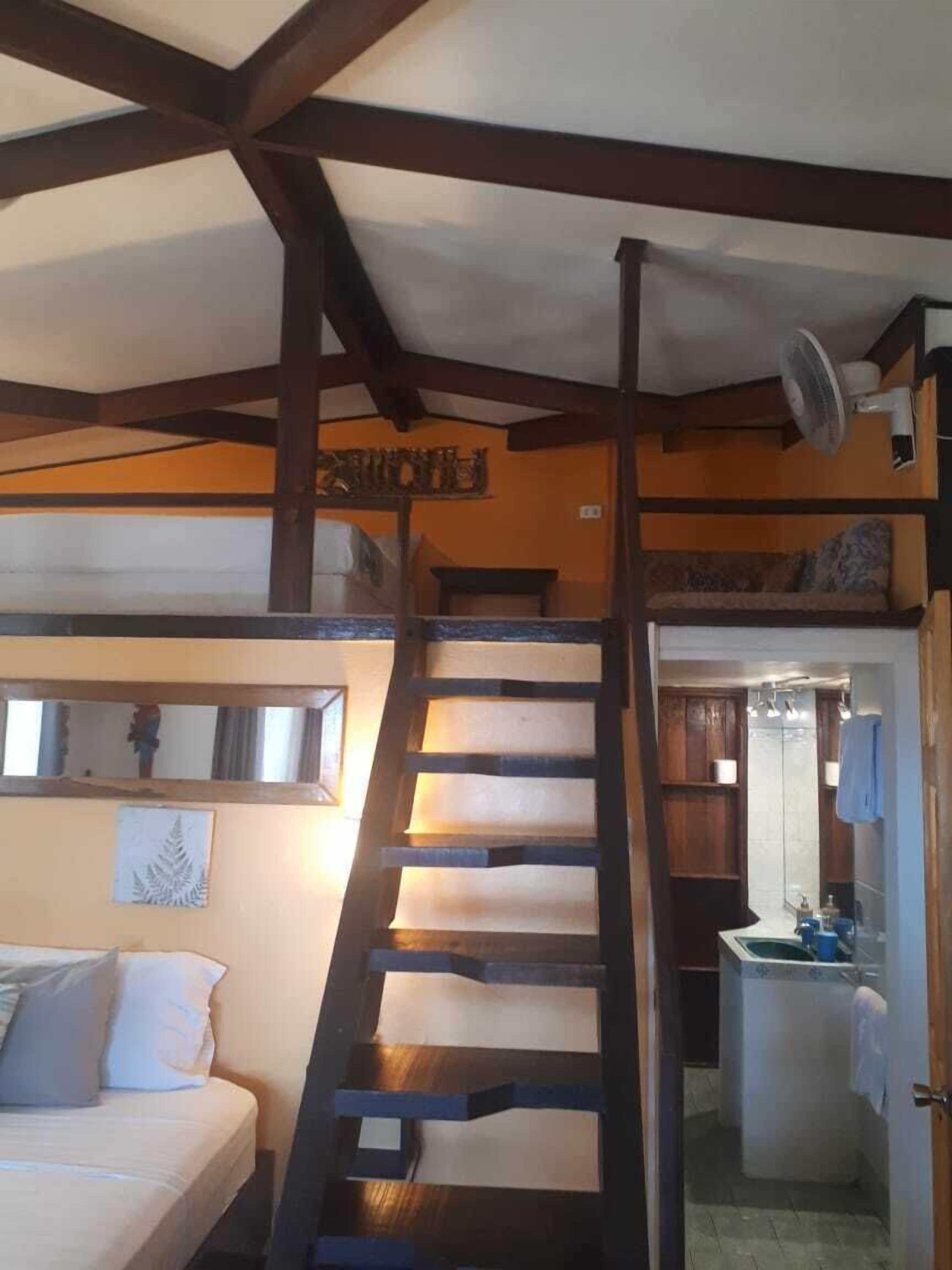 quadruple room with garden view | 1 bedroom, in-room safe, desk, free wifi