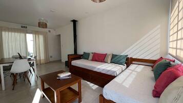 Senior Cabin | Living area | 43-inch Smart TV with satellite channels, TV, table tennis