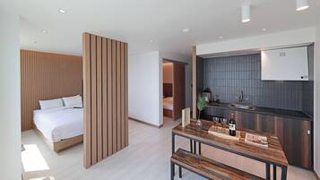 Ropa de cama de alta calidad y cortinas blackout