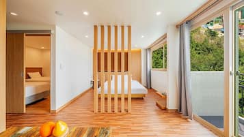 Superior Forest View Suite Condo (Quad) | Literie de qualité supérieure, rideaux occultants, chambres insonorisées