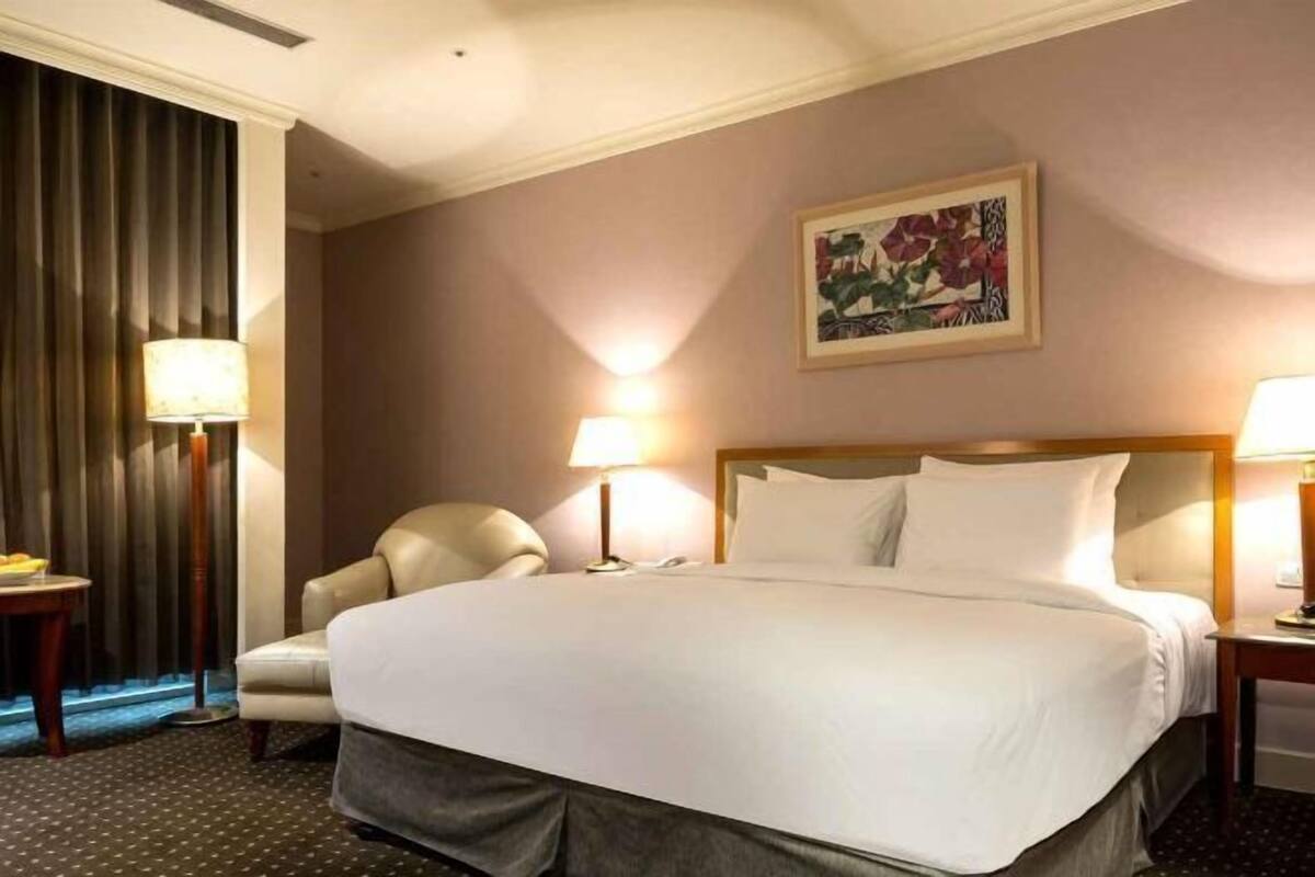 1 chambre, literie de qualité supérieure, couette en duvet d'oie