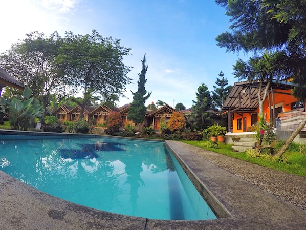 Indoor pool, outdoor pool