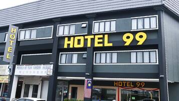 Voorkant van accommodatie