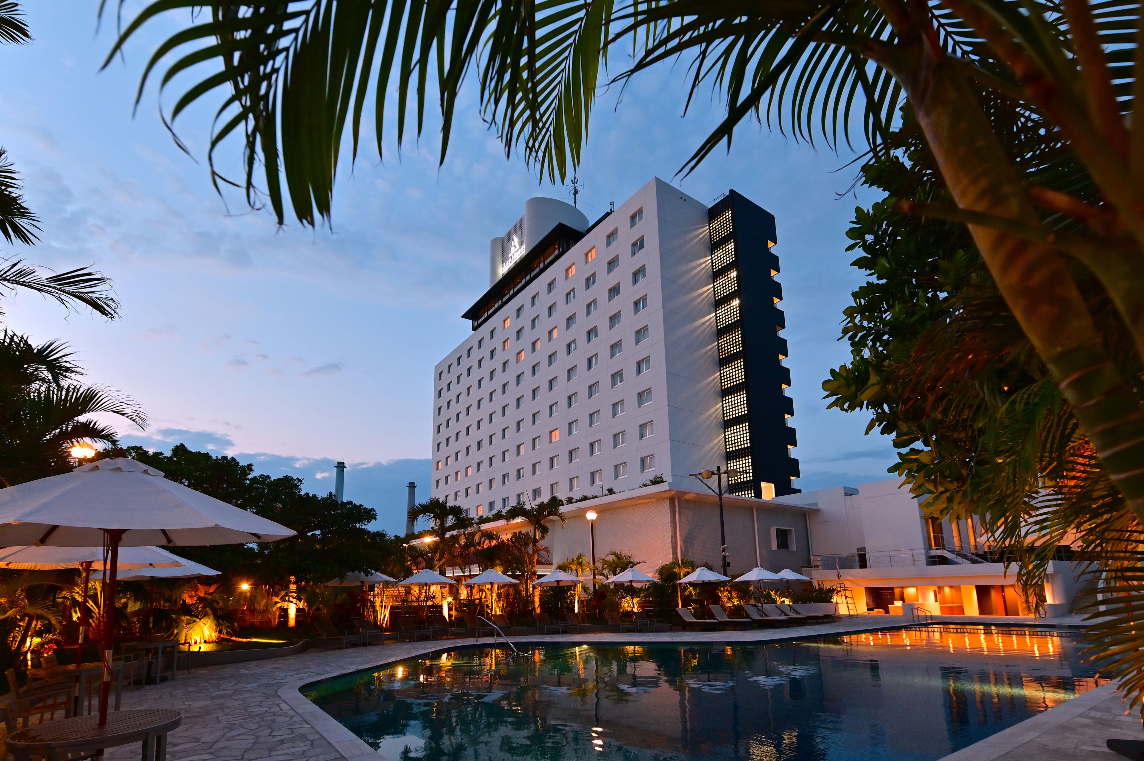 front of property – evening/night