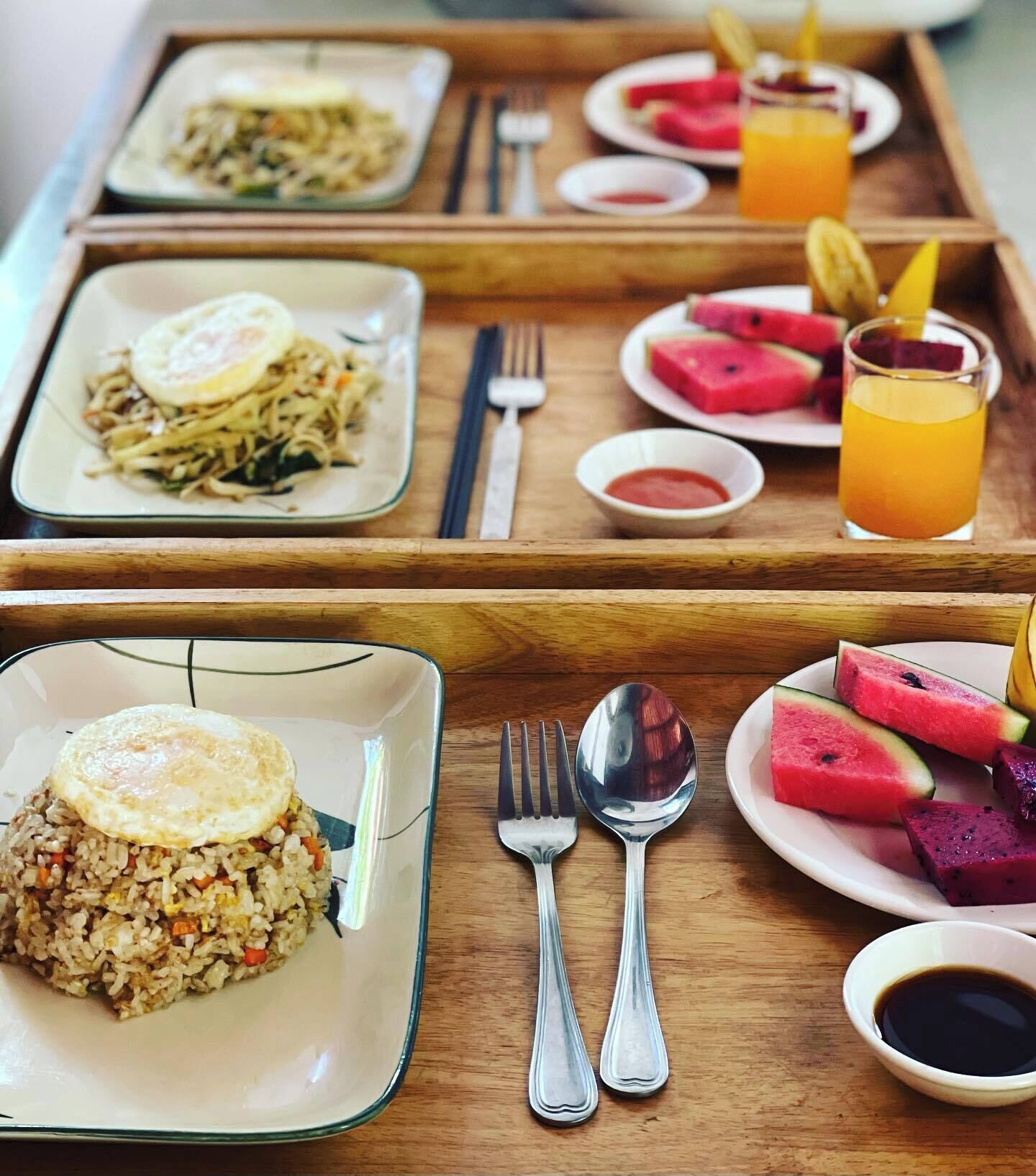 daily local cuisine breakfast (usd 6 per person)