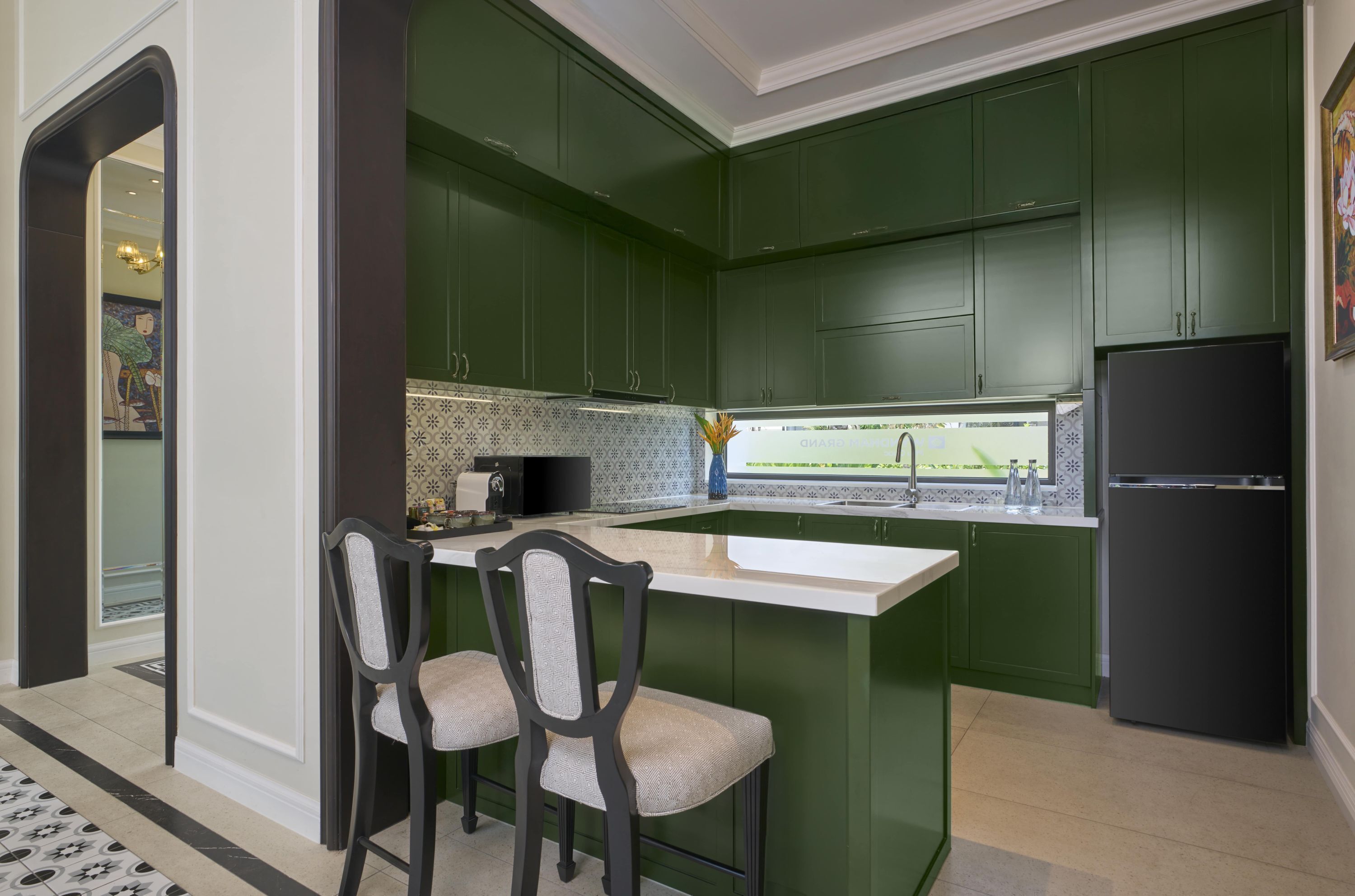 villa, 2 bedrooms | private kitchen | electric kettle