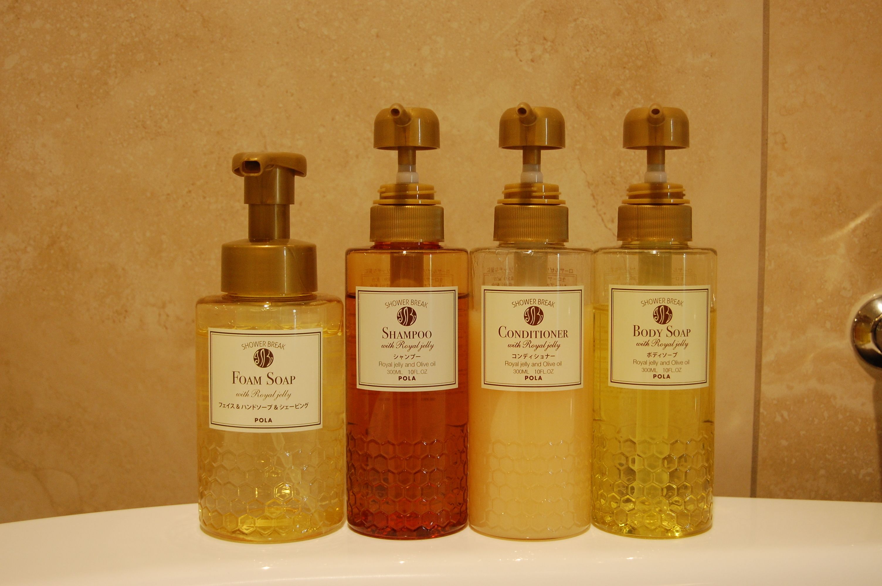 free toiletries, hair dryer, slippers, bidet