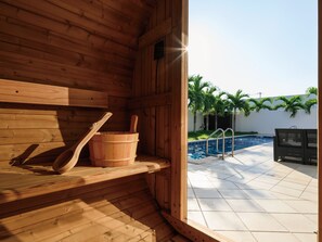 Royal Suite Villa, Terrace BBQ, Non Smoking | 1 bedroom, down comforters, iron/ironing board, free WiFi