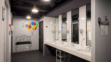 Shared Dormitory, Women only | Bathroom | Shower, hair dryer, towels
