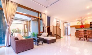 Sala de estar en el lobby