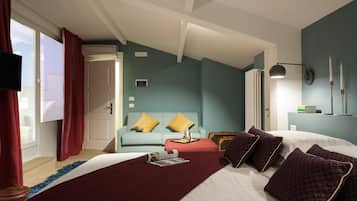 1 chambre, draps italiens Frette, literie de qualité supérieure