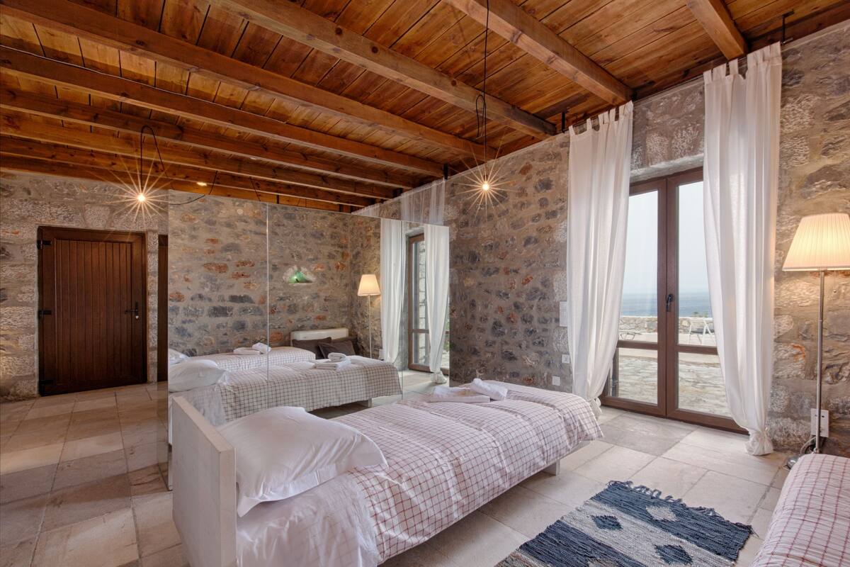 family suite, 2 bedrooms, sea view | premium bedding, pillow-top beds, in-room safe, free cots/infant beds