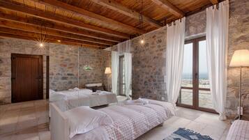 Family Suite, 2 Bedrooms, Sea View | Premium bedding, pillowtop beds, in-room safe, free cribs/infant beds