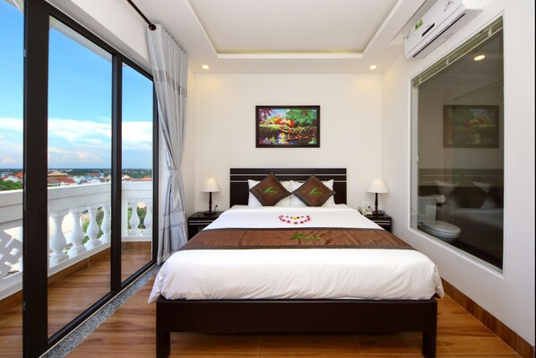 Blick von der Unterkunft