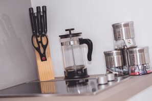 Studiolejlighed | Morgenmadsområde | Kontinental morgenmad hver dag mod et gebyr