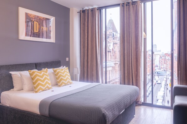 Loft | 1 chambre, literie hypoallergĂ©nique, bureau, rideaux dâobscurcissement