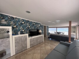 Panoramic Condo, Beach View, Sea Facing | Down comforters, in-room safe, blackout drapes, free WiFi