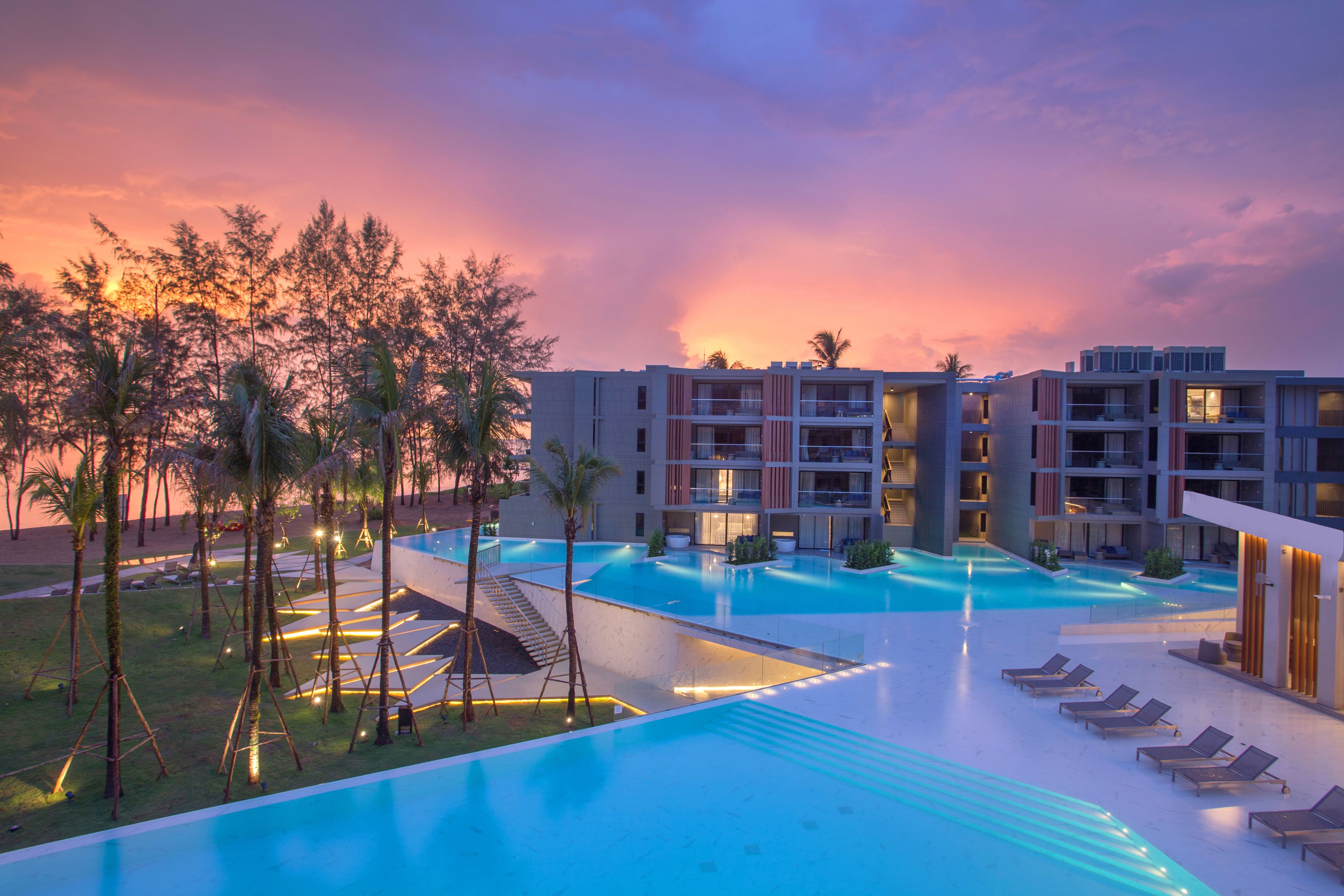 front of property – evening/night