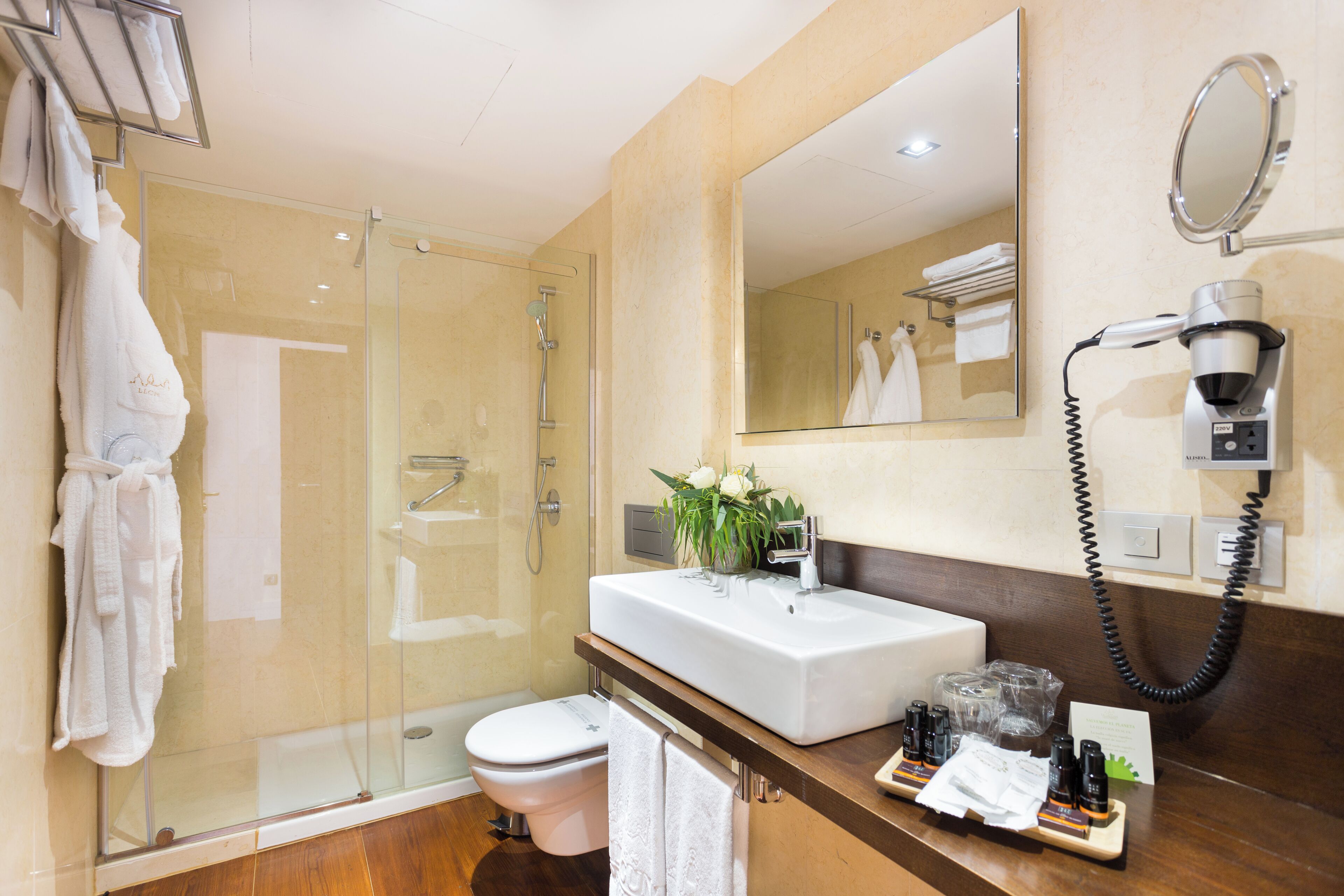traditional room | bathroom | combined shower/bathtub, free toiletries, hair dryer, towels