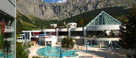 Vue depuis lâhĂ©bergement