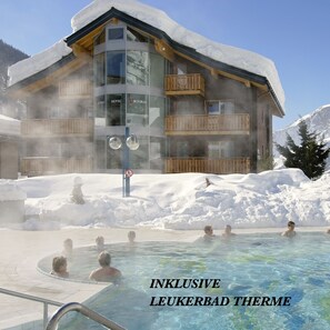 Outdoor pool - Hotel Viktoria Leukerbad (Leukerbad)