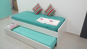 Iron/ironing board, free cots/infant beds, rollaway beds, free WiFi