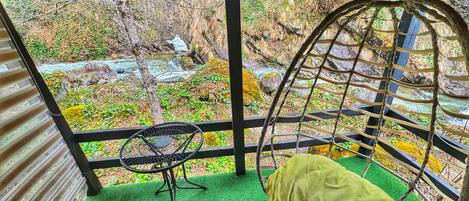 Quarto exclusivo, 1 quarto, vista para o lago | Terraço/pátio