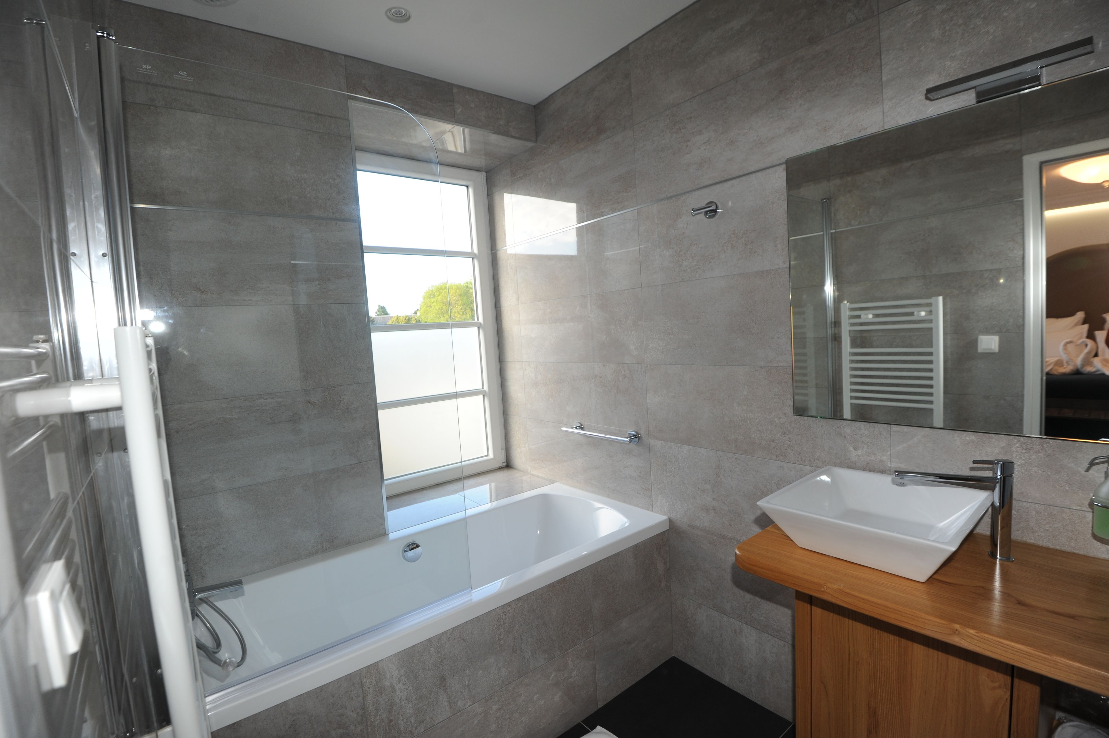 free toiletries, hair dryer, bathrobes, slippers