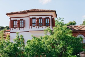 Majoituspaikan julkisivu