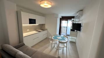 Studio Superior, ban công | Bộ đồ giường cao cấp, két bảo mật tại phòng