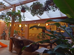 Sittområde i lobbyn