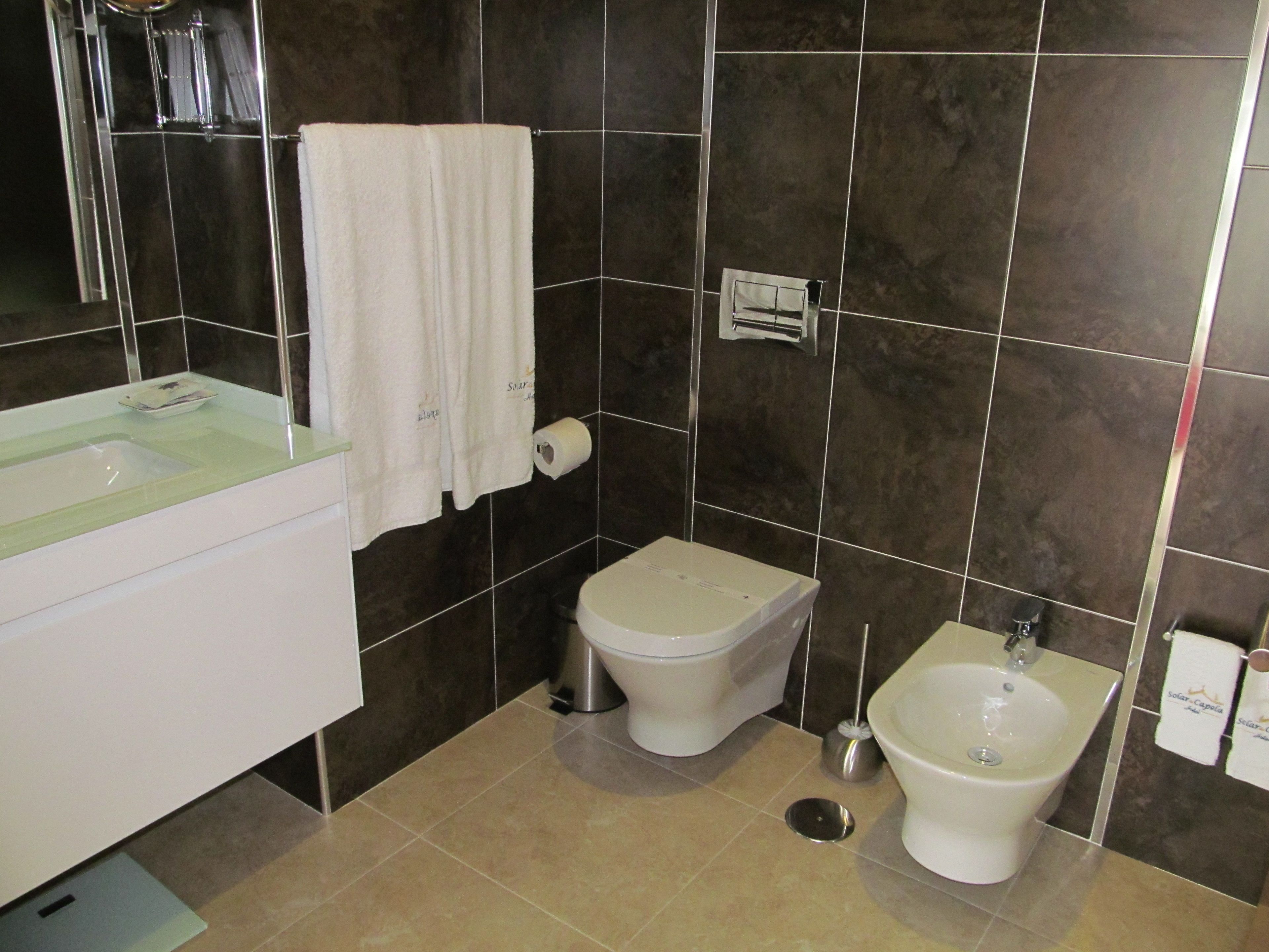 double or twin room | bathroom | free toiletries, hair dryer, bathrobes, slippers