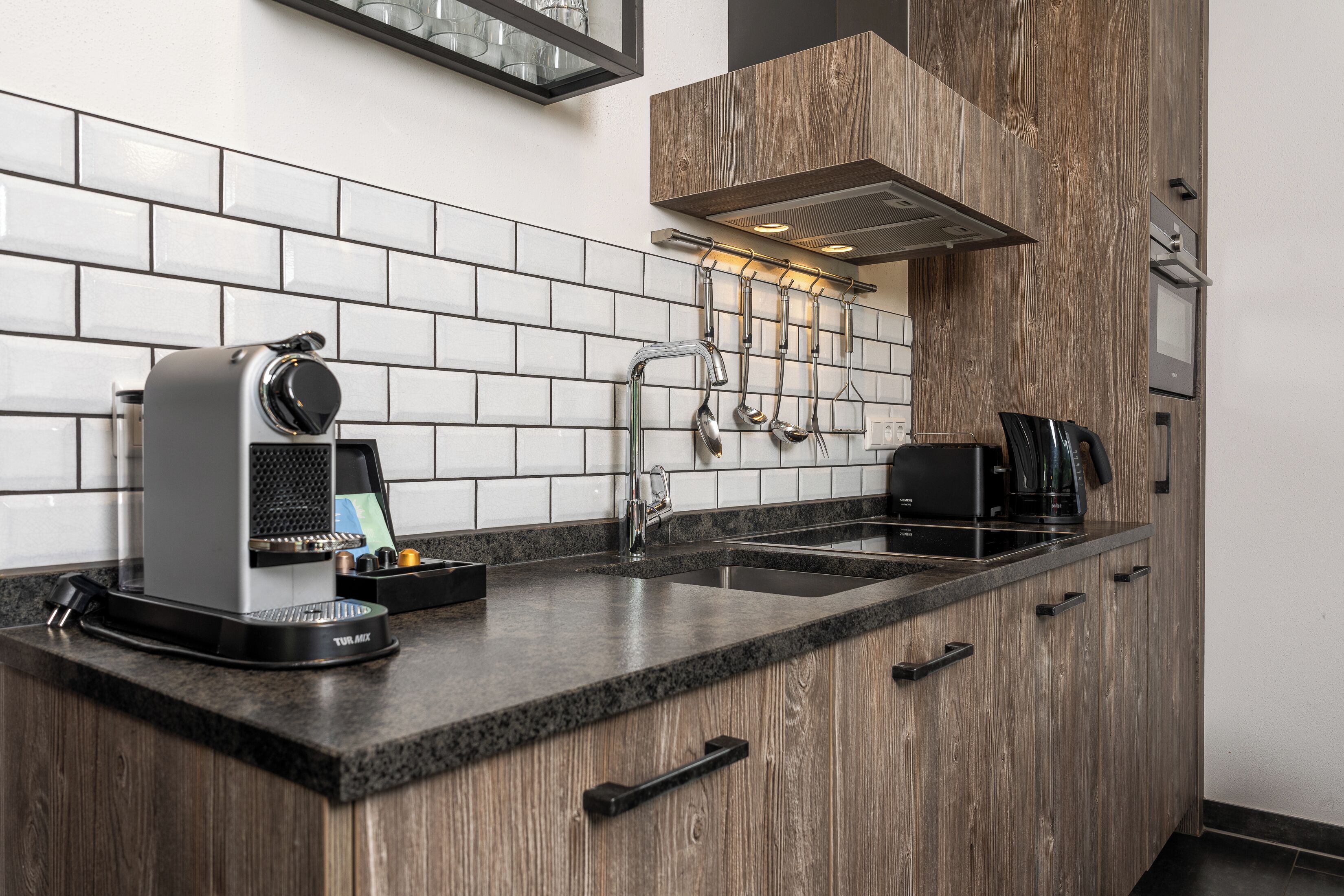 panorama suite with private sauna | private kitchen | espresso maker, coffee/tea maker, electric kettle, high chair