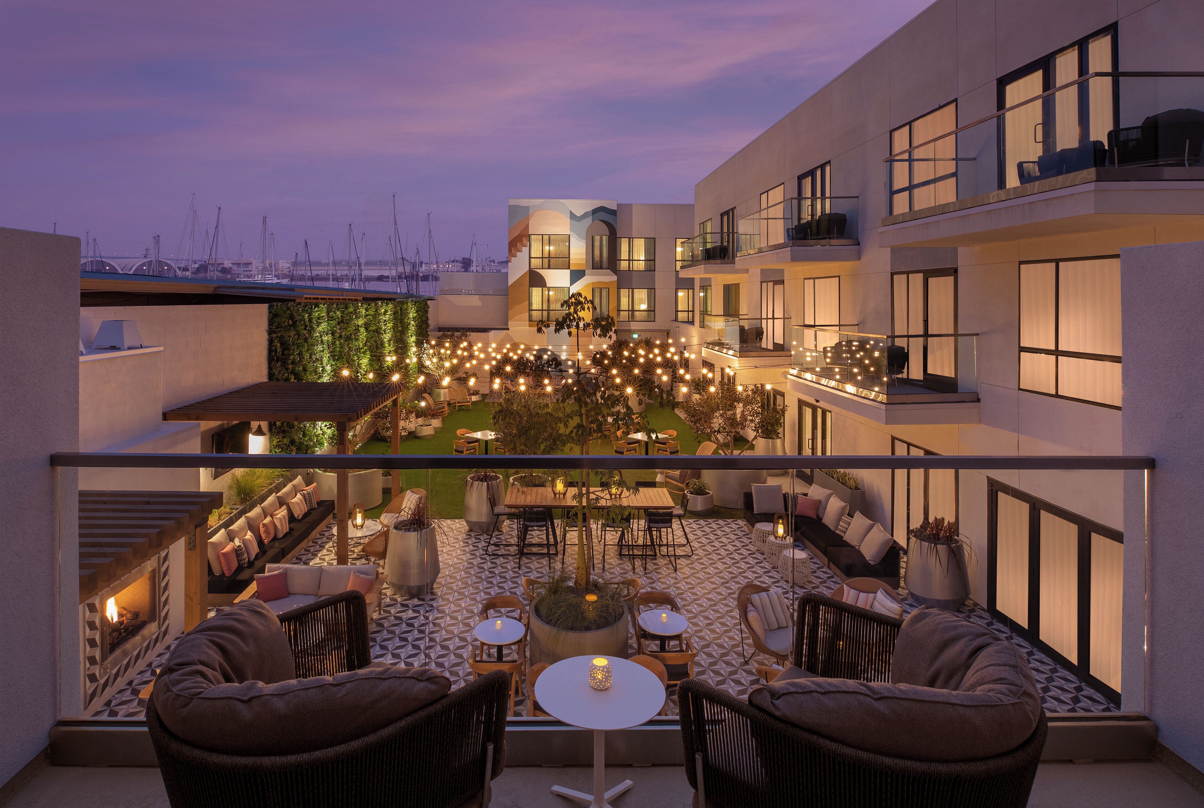 إطلالة الغرفة