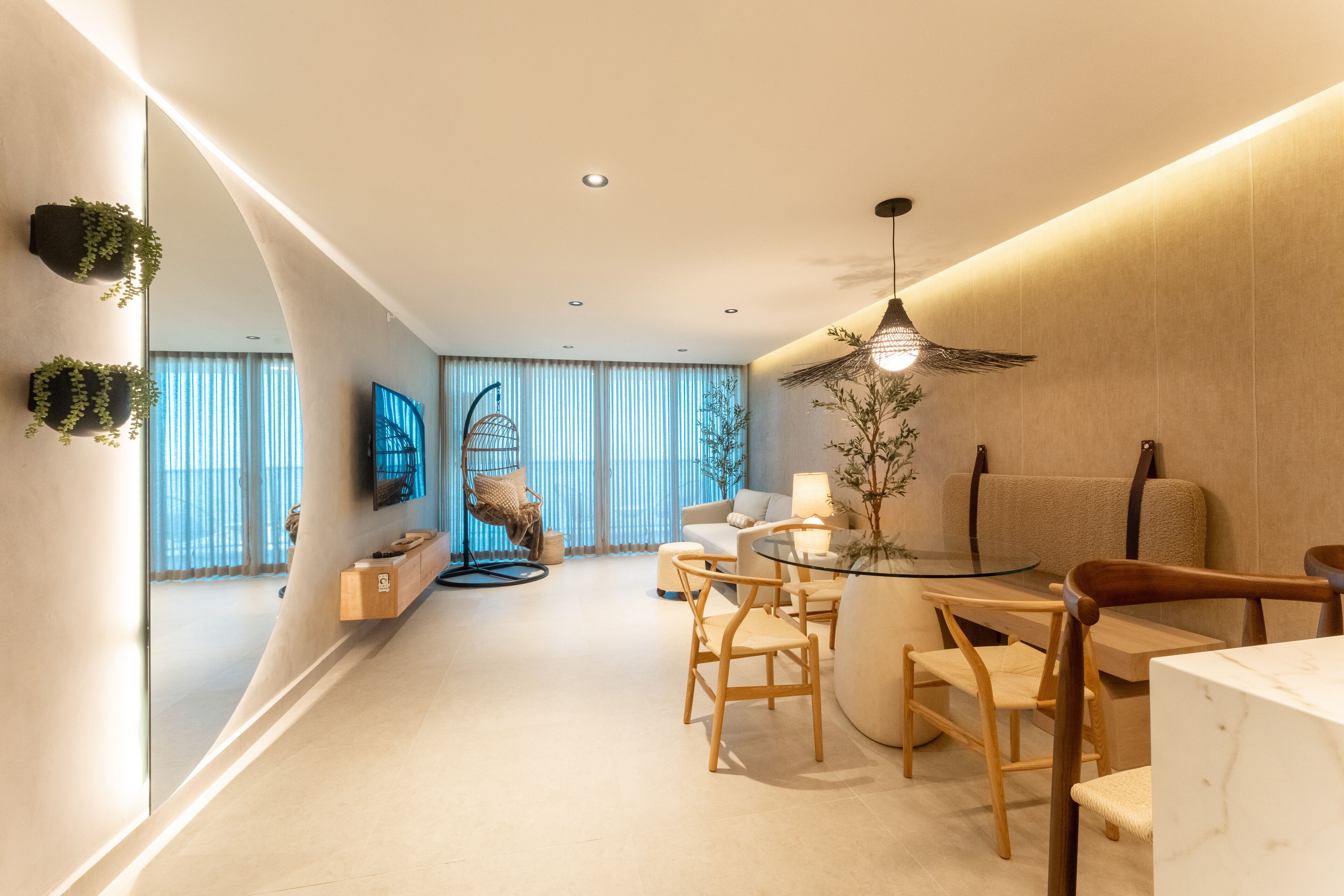 exclusive condo, 2 bedrooms, ocean view, corner | living area | flat-screen tv, netflix, pay films