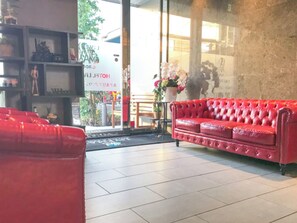 Sala de estar en el lobby