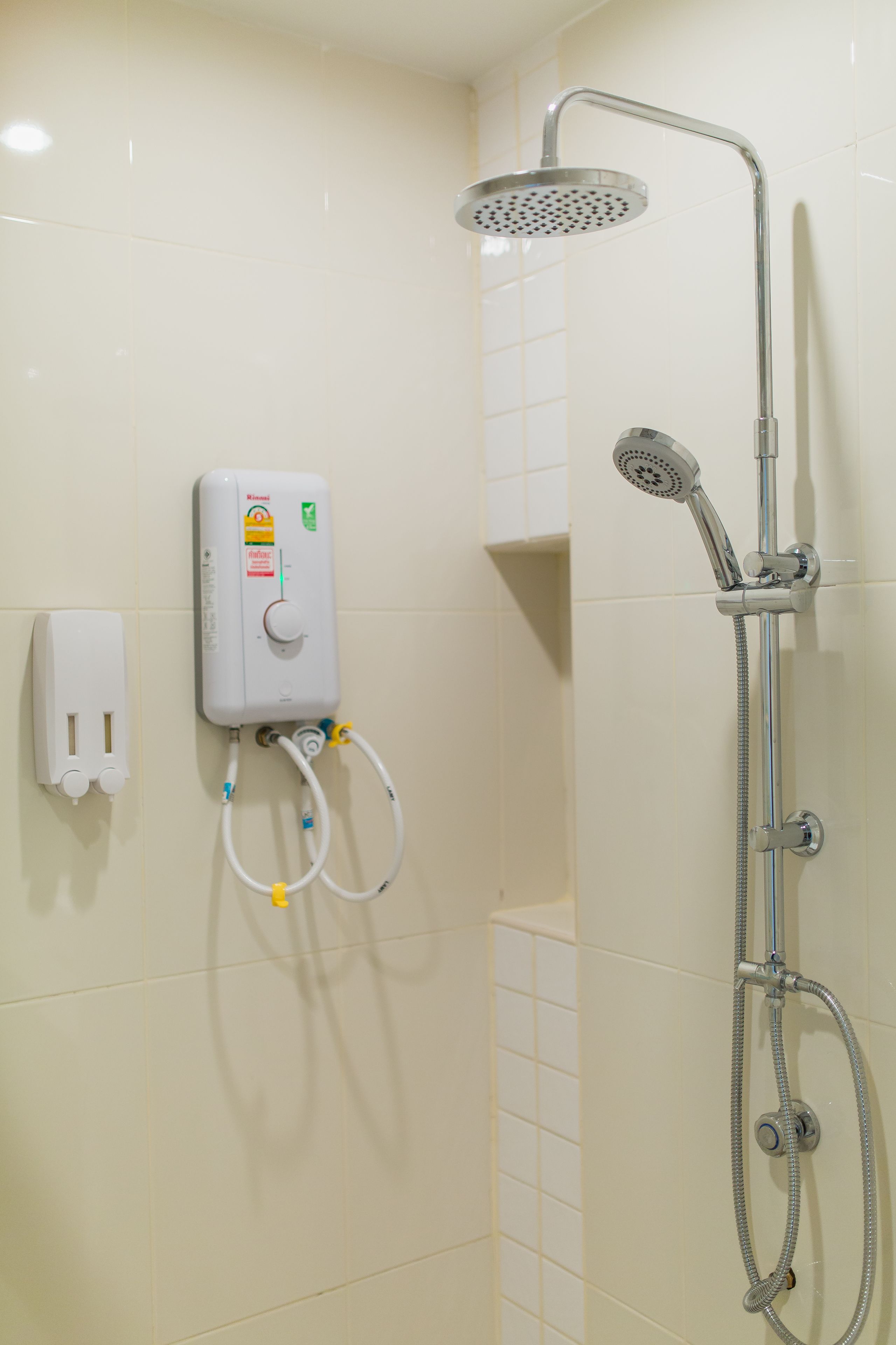 en-suite with balcony | bathroom | shower, free toiletries, hair dryer, bathrobes