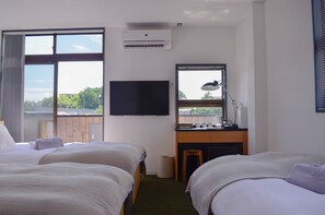 客房 (Twin Extra) | 办公桌、免费 WiFi、床单