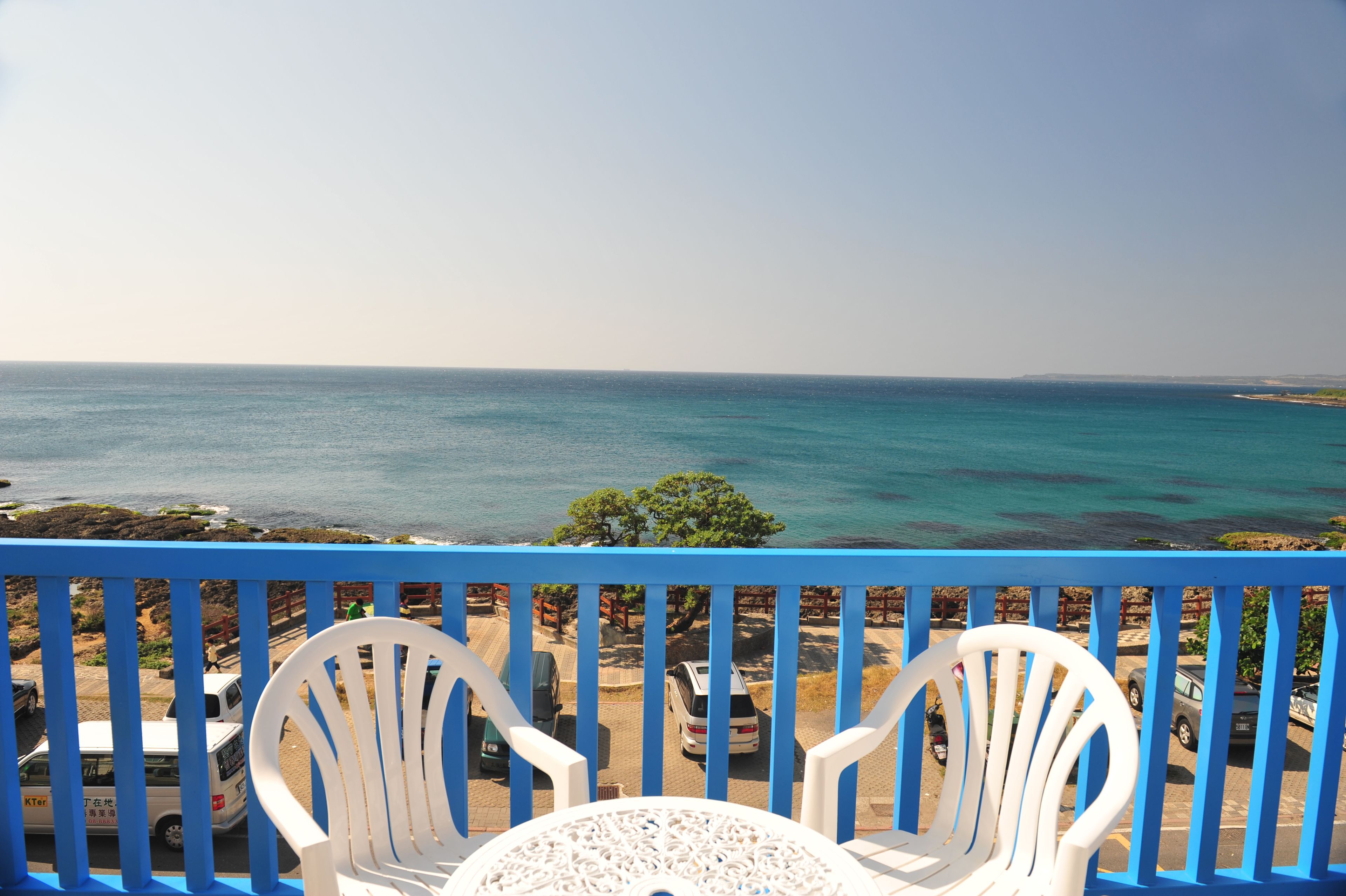 panoramic quadruple room, 2 queen beds | balcony