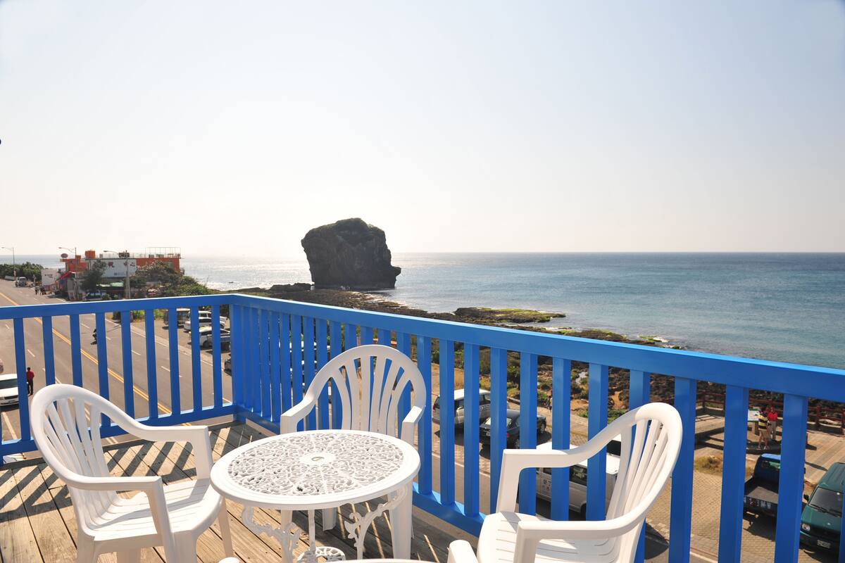 Panoramic Quadruple Room, 2 Queen Beds | Balcony