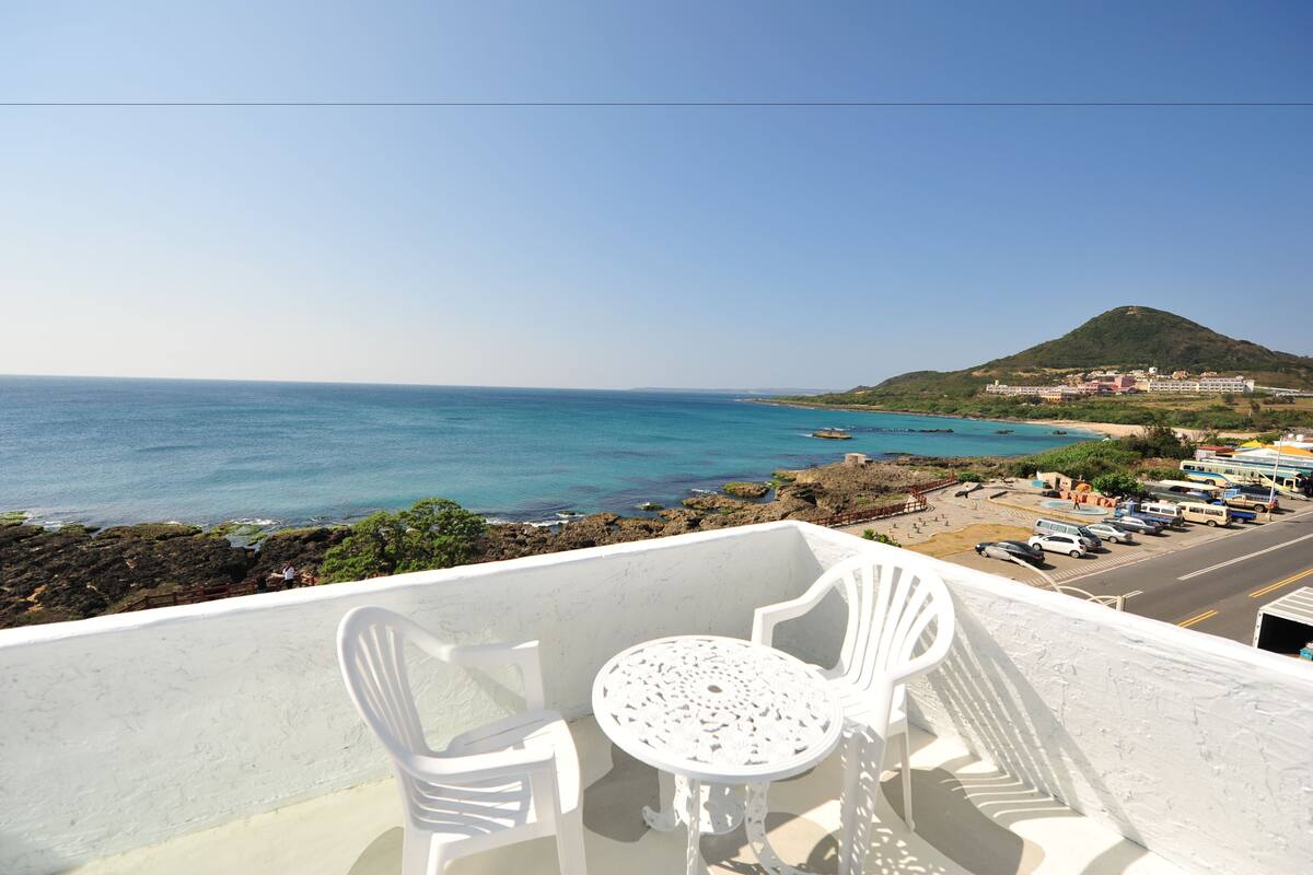 Panoramic Double Room, 1 Queen Bed | Terrace/patio