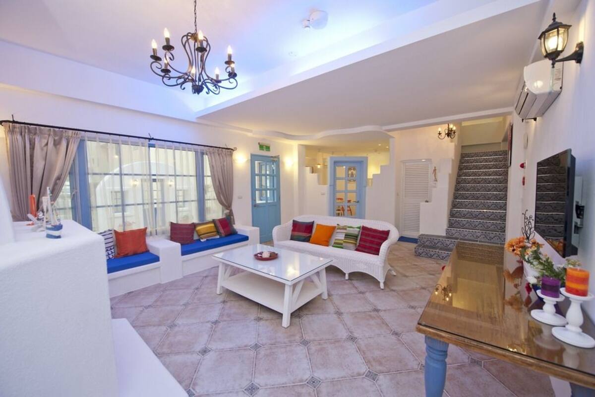 Villa, 3 Bedrooms | Living area | Flat-screen TV