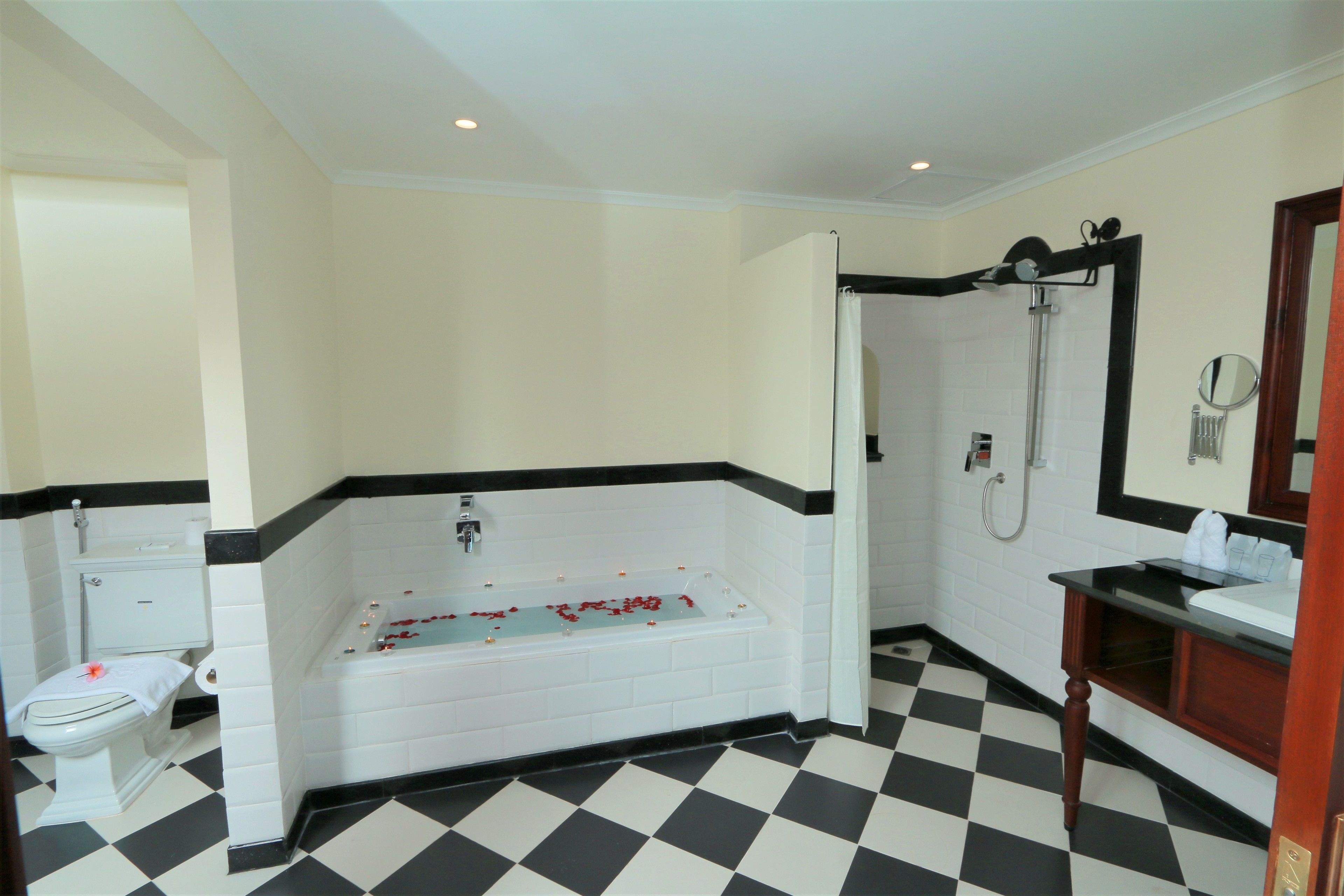 executive room | bathroom | deep-soaking bathtub, free toiletries, hair dryer, bathrobes